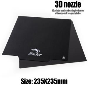 Ender 3 Ender 3 Pro CR-20 3D 프린터용 유연한 탈착식 마그네틱 빌드 플레이트, 열상 스티커, 핫 베드 빌드 표면 플렉스