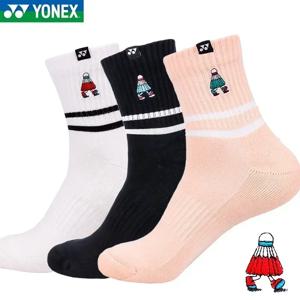 YONEX 새로운 고품질 YY 배드민턴 양말은 내구성이 뛰어나고 아름답습니다. 145222   남녀공용 두꺼운 수건 바닥 미끄럼 방지 및 통기성