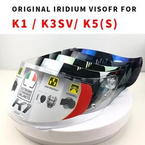AGV K3SV K1 K5 K5S 용 K5 헬멧 바이저 실드 고강도 선 스크린 커패시턴스 앞 유리 Uv 컷 렌즈 Casco Moto 액세서리