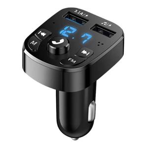 자동차 Mp3 플레이어 듀얼 Usb 고속 충전기 Fm 블루투스 수신기 블루투스 호환 5.0 Fm 송신기 Usb 플래시 드라이브 플러그 자동차 키트