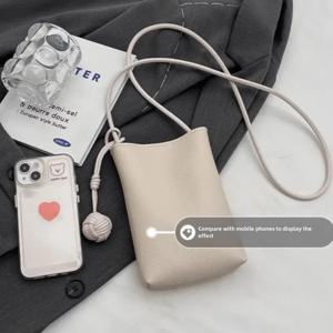 여성용 가죽 소형 크로스바디 백, 디자이너 휴대폰 가방, 경량 패션 숄더백, 숙녀 여행 지갑