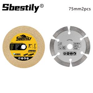 2pcs 75mm 다이아몬드 커팅 디스크 3 