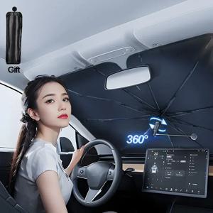 자동차 차양 앞 유리 우산 전면 햇빛 그늘 파라솔 접이식 여름 보호 카시트 단열 자동차 액세서리