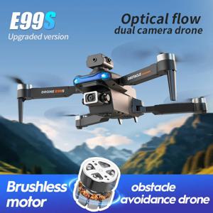E99S RC 드론 5G 와이파이 FPV 8K HD 듀얼 카메라, 360 ° 레이저 장애물 회피 브러시리스 모터, GPS 리턴 RC 쿼드콥터 드론 장난감, 신제품