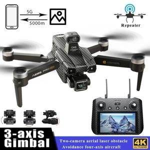 전문가용 GPS 드론, 3 축 PTZ, 8K HD ESC 카메라, 5000M, 5G FPV 드론, 와이파이, 브러시리스 스크린, RC 쿼드콥터 장난감, AE86 PRO + MAX