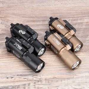 전술 Surefir SF X300U X300 울트라 XH35 금속 권총 스카우트 라이트 Airsoft 무기 총 라이트 스트로브 손전등 Lanterna Torch