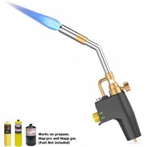 전문 프로판 Mapp 블로우 토치, 용접 납땜 브레이징 가스 배관 도구, 바베큐, 요리, DIY 용해 가스 버너.