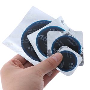 20pcs 내부 튜브 펑크 수리 키트 자동차 밴 자전거 트럭 타이어 타이어 패치 경량 초박형 휴대하기 쉬운 S/M/L/XL