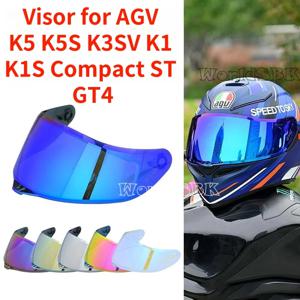 AGV K5 K5S K5-S K3SV K1 K1S 컴팩트 ST 오토바이 헬멧 바이저 렌즈 실드 안경 풀 페이스 핀 Accesorios Para Moto Casque