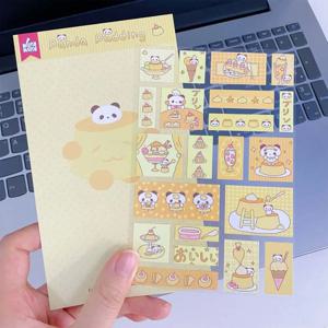1Pc 낙서 동물 데코 스티커 한국어 편지지 Scrapbooking 예술을위한 귀여운 카드 스티커 Diy 공예 앨범 저널 플래너