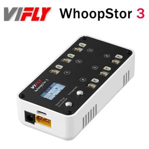 새로운 VIFLY WhoopStor 3 V3 6 포트 1S LIPO 배터리 충전기 방전기 FPV Tinywhoop 4.2V 4.35V BT2.0 PH2.0 용 저장 기능