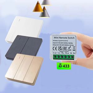 Led 조명용 Wifi 스마트 스위치 Tuya 스마트 라이프 RF 433MHz 원격 음성 제어 Alexa Google Alice 1/2/3 Gang 무선 스위치