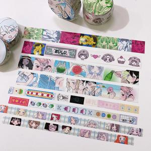 일본식 캐릭터 Washi 테이프 스크랩북 편지지 저널 플래너 접착 마스킹 테이프 Diy Arts Crafts Album