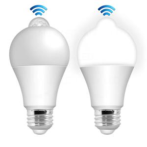 1pc PIR 모션 센서 LED 전구 10W 12W 15W 18W 20W E27 레이더 센서 라이트 램프 Lamparas 110V 220V 홈 계단 통로