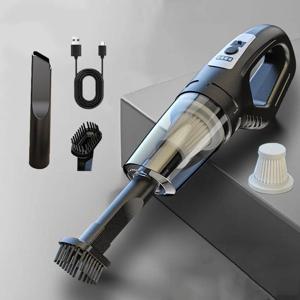 120W 휴대용 자동차 진공 청소기 USB 충전 휴대용 무선 진공 청소기 자동/가정/사무실/애완 동물 머리카락에 대한 강력한 흡입