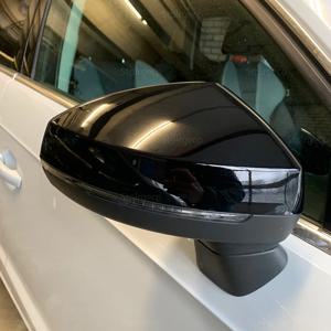 아우디 A3 S3 8V RS3 교체 사이드 윙 미러 커버 캡 카본 룩 2017 2015 2016 2018 2013 2014 2019