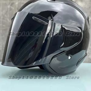 Ram4 밝은 검은 색 하프 헬멧 남성과 여성 오토바이 오프로드 여름 헬멧 내리막 경주 Mountain Cross Casco Capacete