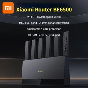 Xiaomi 라우터 BE6500 Wi-Fi 7 4 코어 2.5G 이더넷 포트 lOT 지능형 연결 메쉬 네트워킹 MLO 듀얼 밴드 Mijia APP 제어