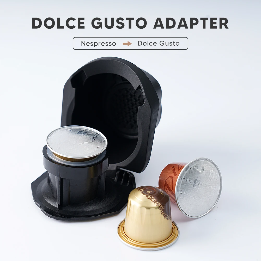 캡슐 커피 머신 부품 Dolce Gusto XS 커피 머신 용 재사용 가능한 캡슐 어댑터 트레이