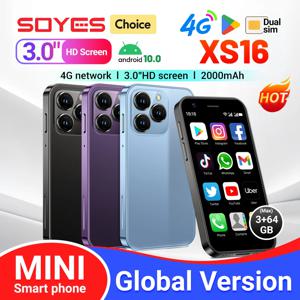 SOYES XS16 미니 4G LTE 미니 스마트폰 3GB RAM 64GB ROM Android10.0 3인치 디스플레이 5MP 카메라 듀얼 SIM(플레이 스토어 WhatsAPP 포함)
