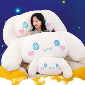 70/90/110/130cm Aoger Cinnamoroll 봉제 인형 장난감 Kawaii 만화 자동차 머리 받침 베개 인형 장난감 뒤 쿠션 생일 선물