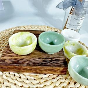 1PC 천연 크리스탈 옥 그릇, 크리스탈 컵, 콜리플라워 옥 그릇, 천연 크리스탈 석영 컵 Degaussing Bowl Reiki Healing Home De