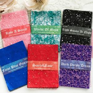 Mr. Paper, 6 가지 스타일, 22 개/가방, 혼합 재료 재료 종이, DIY 스크랩북 콜라주 앨범 장식 메쉬 기본 재료