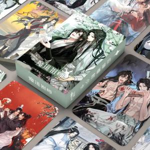 55pcs Mo Dao Zu Shi 악마 재배의 그랜드 마스터 레이저 Lomo 카드 Wei Wuxian,Lan Wangji 미니 엽서 사진 카드 팬 선물