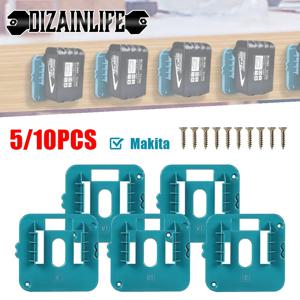 Makita 18V 리튬 이온 배터리 도구 용 배터리 홀더 Makita BL1860 BL1850 BL1840 BL1830 용 기계 홀더 보관함 벽 마운트
