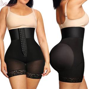 여성 하이 웨이스트 바디 셰이퍼 팬티 엉덩이 기중 장치 슬림 Shapewear BBL 반바지 배꼽 컨트롤 붕대 팬티