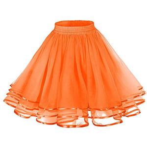 50 cm 여성 투투 스커트 다목적 스트레치 미니 플레어 캐주얼 스커트 발레 퍼포먼스 신축성있는 허리 tulle 페티코트 스커트