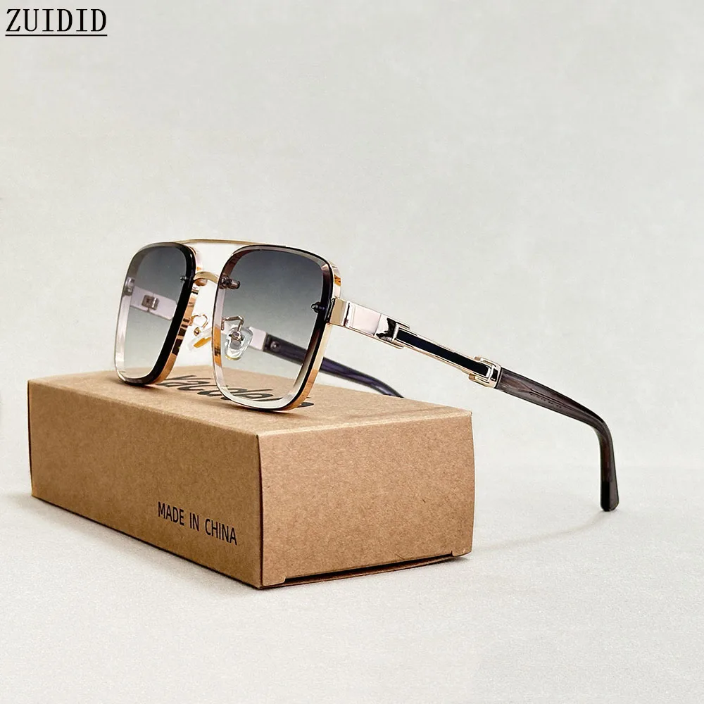남성용 새로운 선글라스 럭셔리 패션 안경 선 스크린 스퀘어 선글라스 여성 트렌디 빈티지 Gafas De Sol Hombre Zonnebril Su