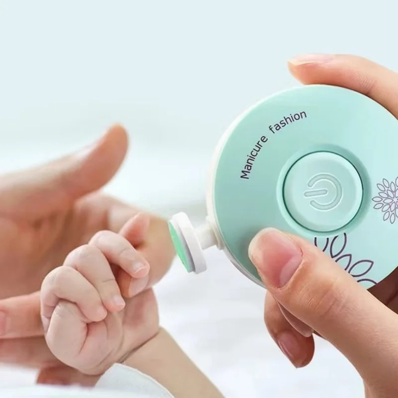 전기 아기 손톱 깎기 아이 손톱 광택제 도구 유아 손톱가위 아기 위생 키트 아기 손톱 클리퍼 절단기 신생아용