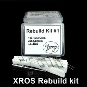 XROS 시리즈 DIY 재건 수공구, 다리 포함 넥메쉬 저항선, 1.2ohm, 10 박스, 5 박스, 2 박스, 1 박스