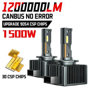 D3S LED D1S 헤드라이트 HID 전구 D4S D2S D1R D4R D2R D3R 슈퍼 밝은 D 시리즈 전구 플러그 앤 플레이 터보 LED 전구 자동차 6000K