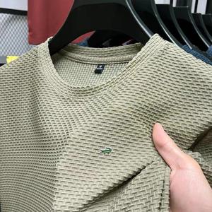 고품질 M-4XL 여름 신작 남성용 반팔 티셔츠 시원하고 통기성 폴로 셔츠 비즈니스 캐주얼 땀 흡수 탑