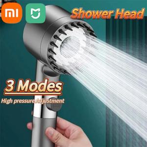 Xiaomi Mijia 고압 필터 샤워 헤드 3 모드 조절 스프레이 마사지 브러시 비 수도꼭지 샤워 세트 욕실 액세서리