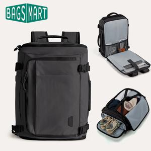 BAGSMART 여행용 배낭, 이지젯 캐빈 백, 남성용 에어백 백팩, 소모성 방수 노트북 배낭 배낭