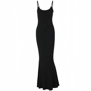 여성 캐주얼 라운지 슬립 롱 드레스 섹시한 민소매 백리스 Bodycon 맥시 드레스 여름 슬림 우아한 섹시한 의상 Ladies Birt