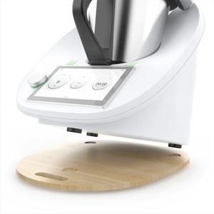 Thermomix TM5 TM6 용 이동 보드 미끄럼 방지 패드 위치 고정 미끄럼 방지 매트 슬라이딩 보드 블렌더 기계 용 목재