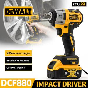 디월트 도구 DCF880 205N. M 20V 배터리 다기능 휴대용 무선 충격 전동 공구 브러시리스 전기 렌치 전동 공구