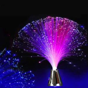 LED 광섬유 램프, 다색 별 하늘 조명, 휴일 결혼식 센터피스, 광섬유 LED 야간 조명 장식 램프