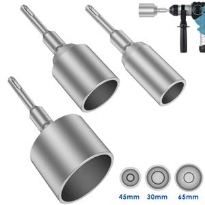 30/45/65mm Sds Plus 접지 로드 드라이버 헤비 듀티 단조 강철 T 포스트 접지 로드 드라이버 해머 드릴 로드 변환기