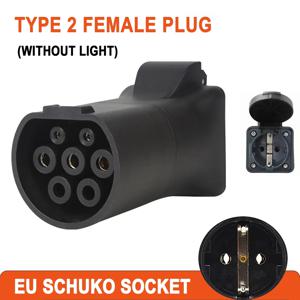 470Ω V2L 유형 2 암-Schuko/MGZS MG4 MG5 Marvel R EV 자동차 방전 어댑터용 범용 소켓(V2L 자동차 지원 필요)
