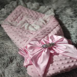 아기 겨울 Swaddle 담요 소년 소녀 프랑스어 레이스 필수 수신 담요 울트라 소프트 신생아 등록 수면 랩