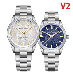 PAGANI 디자인 40MM 남성 석영 시계 TMI VH31 럭셔리 비즈니스 탑 사파이어 316L 스테인레스 스틸 100M 방수 시계 남성용