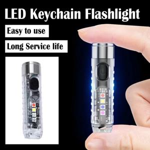 미니 휴대용 손전등 야외 응급 구조 손전등 자석 캠핑 LED COB 램프 읽기 차량용 손전등 낚시 USB