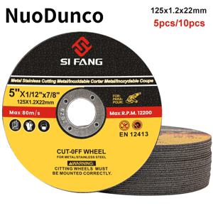 10-5pcs 125mm 컷오프 휠 원형 수지 톱 블레이드 앵글 그라인더 커팅 디스크 금속 철 구리 목재 플라스틱 커팅 톱