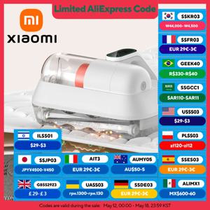 XIAOMI MIJIA 먼지 진드기 진공 청소기 Pro,14kPa 사이클론 흡입력, LED 스마트 디스플레이, UV 살균, 휴대용 진공 청소기