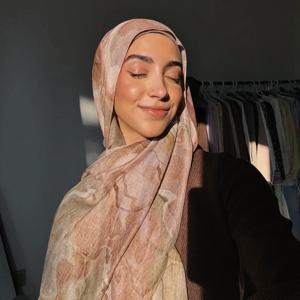새로운 수채화 Hijab 타이 염색 코튼 스카프 아라비안 풀라 드 Femme Hijab 롱 스카프 여성용 터키 터번 Ropa Africana Mujer